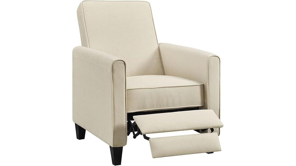 compact recliner for home