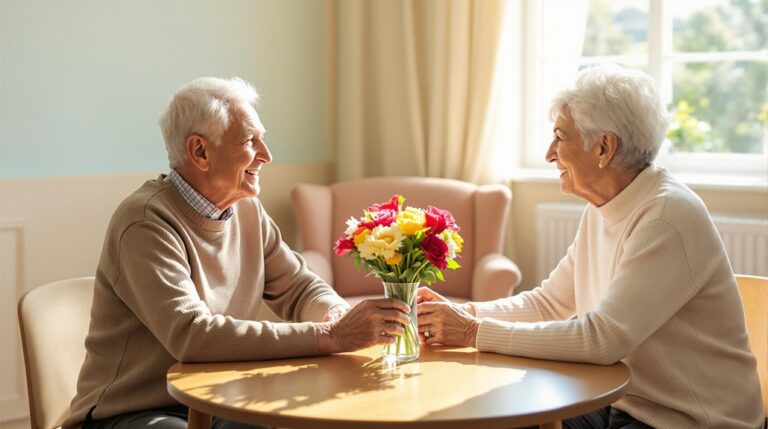 discussing assisted living options