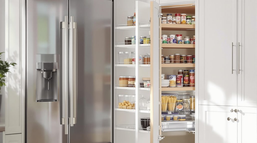 efficient compact kitchen storage