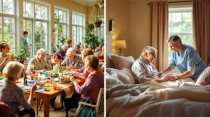 living assistance versus skilled care