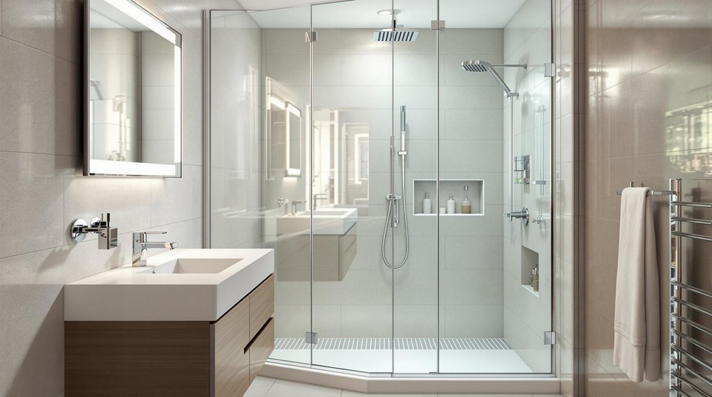 maximize compact shower enclosures