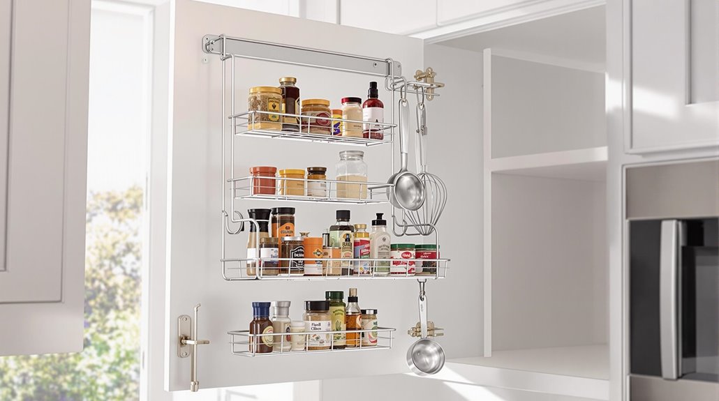 maximize kitchen door storage