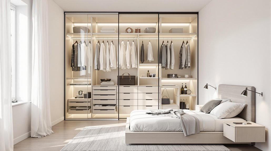 smart wardrobe space optimization