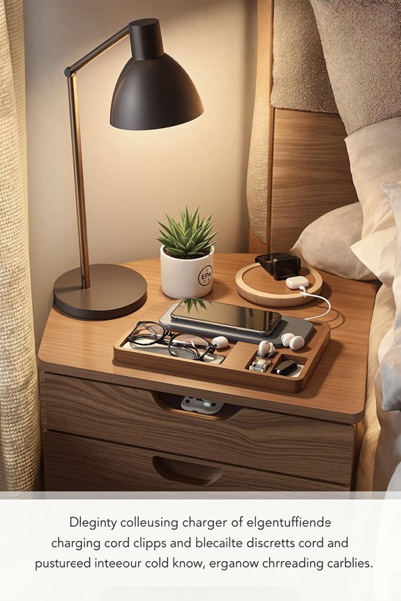 organize nightstand essentials efficiently
